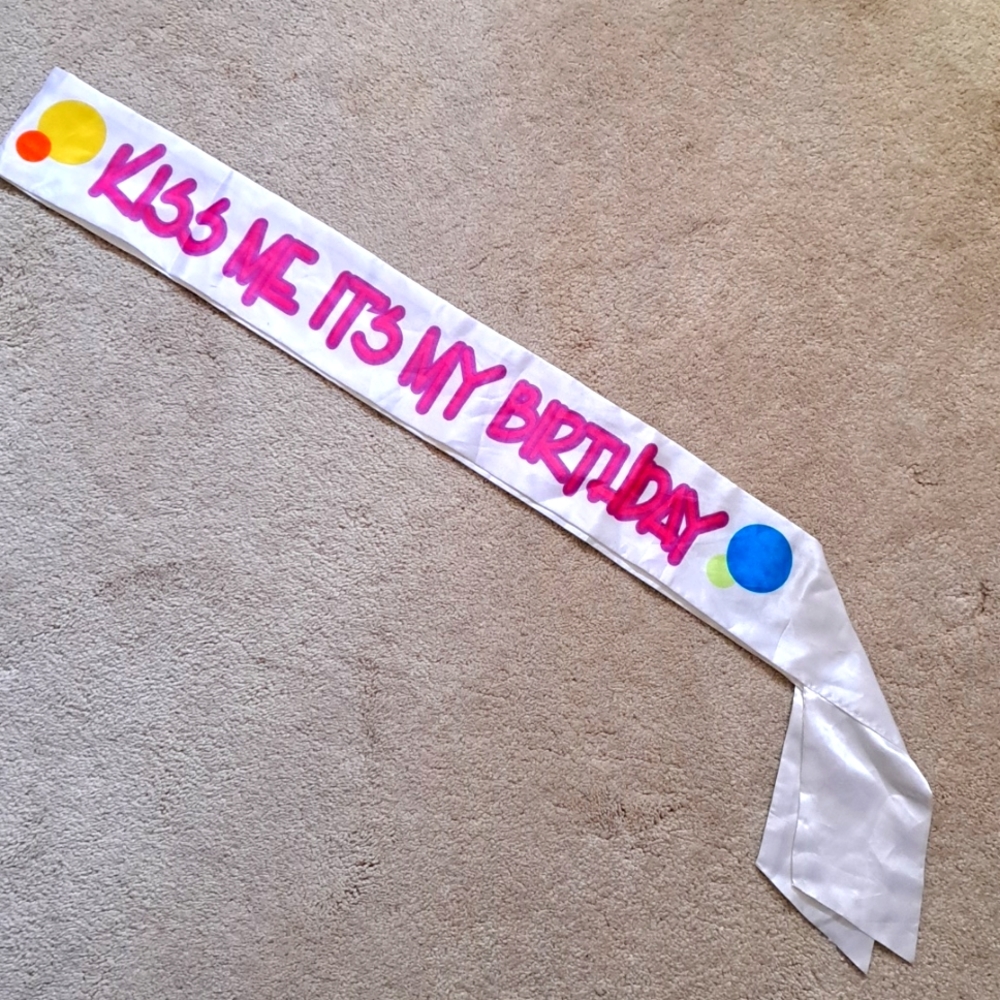Birthday Sash